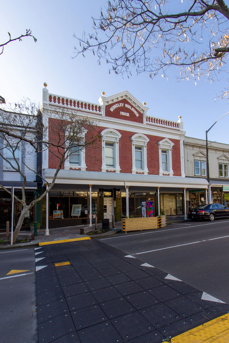 Heritage roof from across street sideways